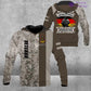 Personalized Germany Soldier/ Veteran Camo With Name And Rank Hoodie - 1207230002