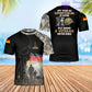 Personalized Germany Soldier/ Veteran Camo With Name And Rank T-Shirt 3D Printed - 3001240001