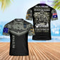 Personalisiertes T-Shirt mit australischem Soldaten-/Veteranen-Tarnmuster mit Namen und Rang, 3D-Druck – 0302240003