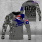 Personalized Australia Soldier/ Veteran Camo With Name And Rank Hoodie 3D Printed - 16899840