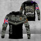 Personalized UK Soldier/ Veteran Camo With Name And Rank Hoodie 3D Printed - 1907230001