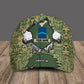 Personalized Rank And Name Dutch Soldier/Veterans Camo Baseball Cap - 16900704