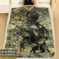 Couverture polaire personnalisée avec camouflage soldat/vétéran autrichien avec nom et grade, imprimée en 3D - 0608230001