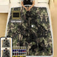 Personalized France Solider/ Veteran Camo With Name And Rank Fleece Blanket 3D Printed - 0608230001