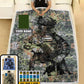 Personalized Dutch Solider/ Veteran Camo With Name And Rank Fleece Blanket 3D Printed - 0608230001