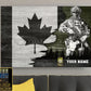 Toile de camouflage personnalisée pour soldat/vétéran canadien avec nom et grade imprimée en 3D