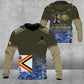 Personalized Belgium Soldier/ Veteran Camo With Name And Rank Hoodie 3D Printed - 16920576