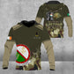 Personalized Ireland Soldier/ Veteran Camo With Name And Rank Hoodie 3D Printed - 16920576