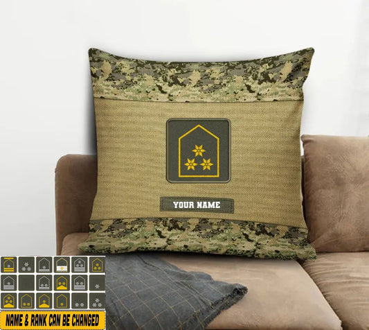 Personalized Austria Soldier/ Veteran Camo With Name And Rank Pillow 3D Printed - 1508230001