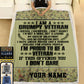 Personalized Australian Solider/ Veteran Camo With Name And Rank Fleece Blanket 3D Printed - 2508230001