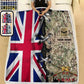 Couverture polaire personnalisée avec motif camouflage soldat/vétéran britannique avec nom et grade, imprimée en 3D - 2908230003