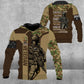 Personalized Australia Soldier/ Veteran Camo With Name And Rank Hoodie 3D Printed - 16932672