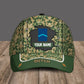 Personalized Rank And Name Netherlands Soldier/Veterans Camo Baseball Cap - 16934400