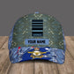 Personalized Rank And Name Australian Soldier/Veterans Camo Baseball Cap Gold Version - 1693440001