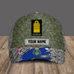 Personalized Rank And Name Australian Soldier/Veterans Camo Baseball Cap Gold Version - 1693440001