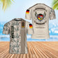 Personalisiertes T-Shirt mit Camouflage-Muster für deutsche Soldaten/Veteranen mit Namen und Rang, 3D-Druck – 0102240001