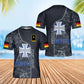 Personalized Germany Soldier/ Veteran Camo With Name And Rank T-Shirt 3D Printed - 0202240001