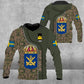 Personalisierter Kapuzenpullover mit schwedischem Soldaten-/Veteranen-Tarnmuster und Namen und Rang, 3D-Druck – 16941312