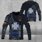 Personalisierter Kapuzenpullover mit Camouflage-Muster für deutsche Soldaten/Veteranen mit Namen und Rang, 3D-Druck – 0809230001