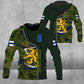 Sweat à capuche personnalisé avec camouflage soldat/vétéran finlandais avec nom et grade imprimé en 3D - 16941312