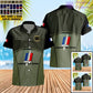 Personalized France Soldier/ Veteran Camo With Name And Rank Hawaii Shirt Printed -1912230001