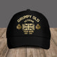 Casquette de baseball camouflage personnalisée avec grade et nom pour soldat/ancien combattant britannique Grumpy Veteran - 16945632