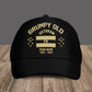 Personalized Rank And Name France Soldier/Veterans Camo Baseball Cap - Grumpy Veteran - 16945632