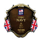 Personalized Rank Name And Year UK Soldier/Veterans Camo Cut Metal Sign - Gold Rank - 16954272