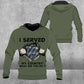 Personalized Ireland Soldier/ Veteran Camo With Name And Rank Hoodie 3D Printed - 2509230001