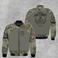 Personalized UK Soldier/ Veteran Camo With Name And Rank Bomber Jacket 3D Printed - 1809230001