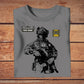 Personalisiertes T-Shirt „Österreichischer Soldat/Veteran“ mit Namen und Rang, 3D-Druck – 3009230001