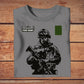 Personalisiertes T-Shirt „Niederländischer Soldat/Veteran“ mit Namen und Rang, 3D-Druck – 0210230001