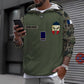 Personalized France Soldier/ Veteran Camo With Name And Rank Hoodie 3D Printed - 1696291204