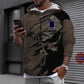 Personalized France Soldier/ Veteran Camo With Name And Rank Hoodie 3D Printed - 0310230009