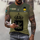 Personalisiertes T-Shirt mit schwedischem Soldaten-/Veteranen-Tarnmuster mit Namen und Rang, 3D-Druck – 0710230001