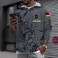 Personalisierter Kapuzenpullover mit Camouflage-Muster für deutsche Soldaten/Veteranen mit Namen und Rang, 3D-Druck – 0610230004