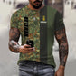 Personalisiertes T-Shirt mit Camouflage-Muster für deutsche Soldaten/Veteranen mit Namen und Rang, 3D-Druck – 0610230002