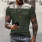 T-shirt personnalisé avec camouflage soldat/vétéran allemand avec nom et grade imprimé en 3D - 0610230003