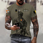 Personalisiertes T-Shirt mit belgischem Soldaten-/Veteranen-Tarnmuster mit Namen und Rang, 3D-Druck – 0910230001