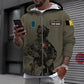 Personalized Belgium Soldier/ Veteran Camo With Name And Rank Hoodie 3D Printed - 16968096