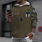 Personalized Finland Soldier/ Veteran Camo With Name And Rank Hoodie 3D Printed - 16968960