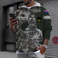 Sweat à capuche personnalisé avec camouflage soldat/vétéran australien avec nom et grade imprimé en 3D - 1696982402