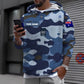 Sweat à capuche personnalisé avec camouflage soldat/vétéran australien avec nom et grade imprimé en 3D - 1696982401