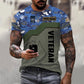 Personalized Australian Soldier/ Veteran Camo With Name And Rank T-shirt 3D Printed - 1110230001