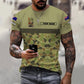 Personalized Australian Soldier/ Veteran Camo With Name And Rank T-shirt 3D Printed - 1110230010