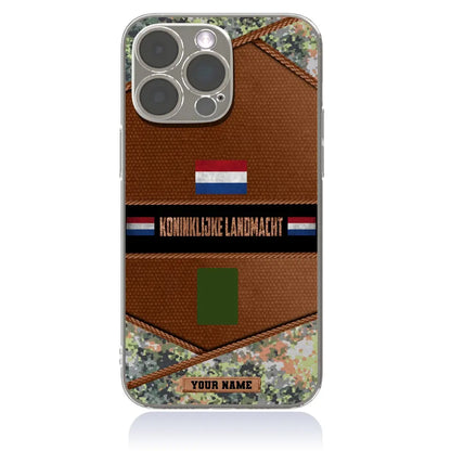 Personalized Netherlands Soldier/Veterans With Rank And Name Phone Case Printed - 1210230004