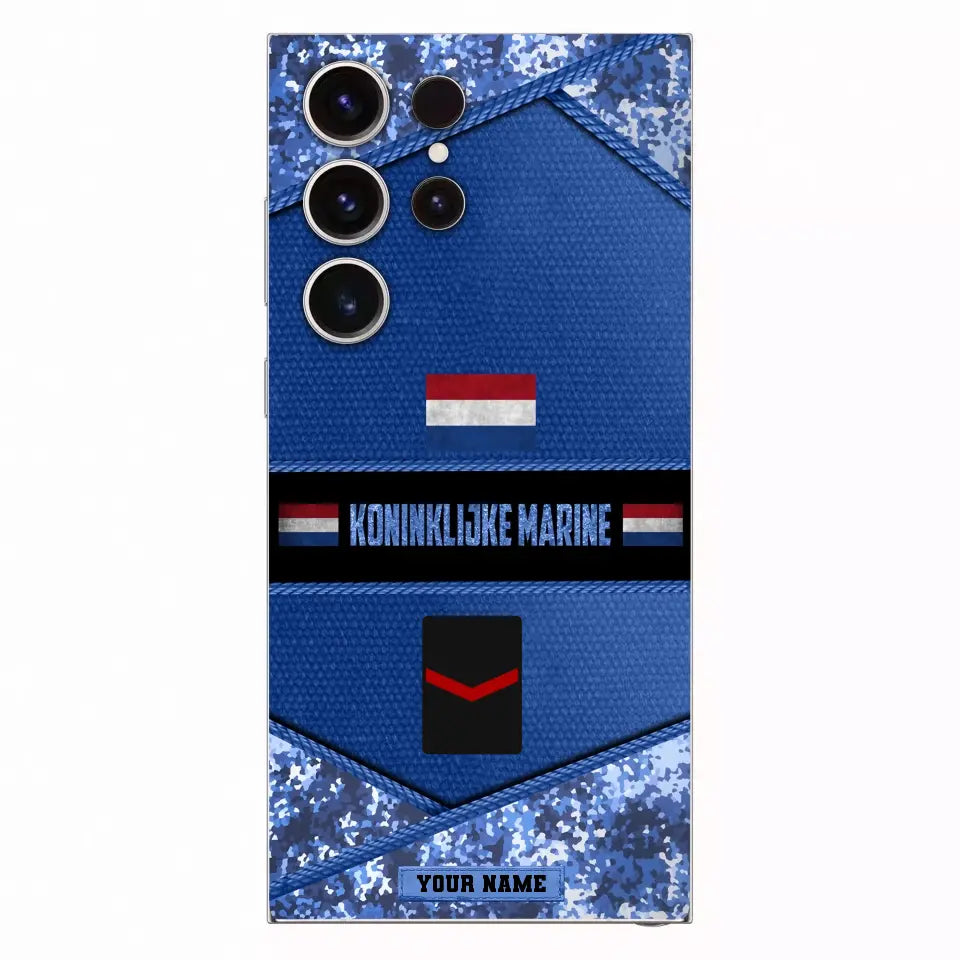 Personalized Netherlands Soldier/Veterans With Rank And Name Phone Case Printed - 1210230004