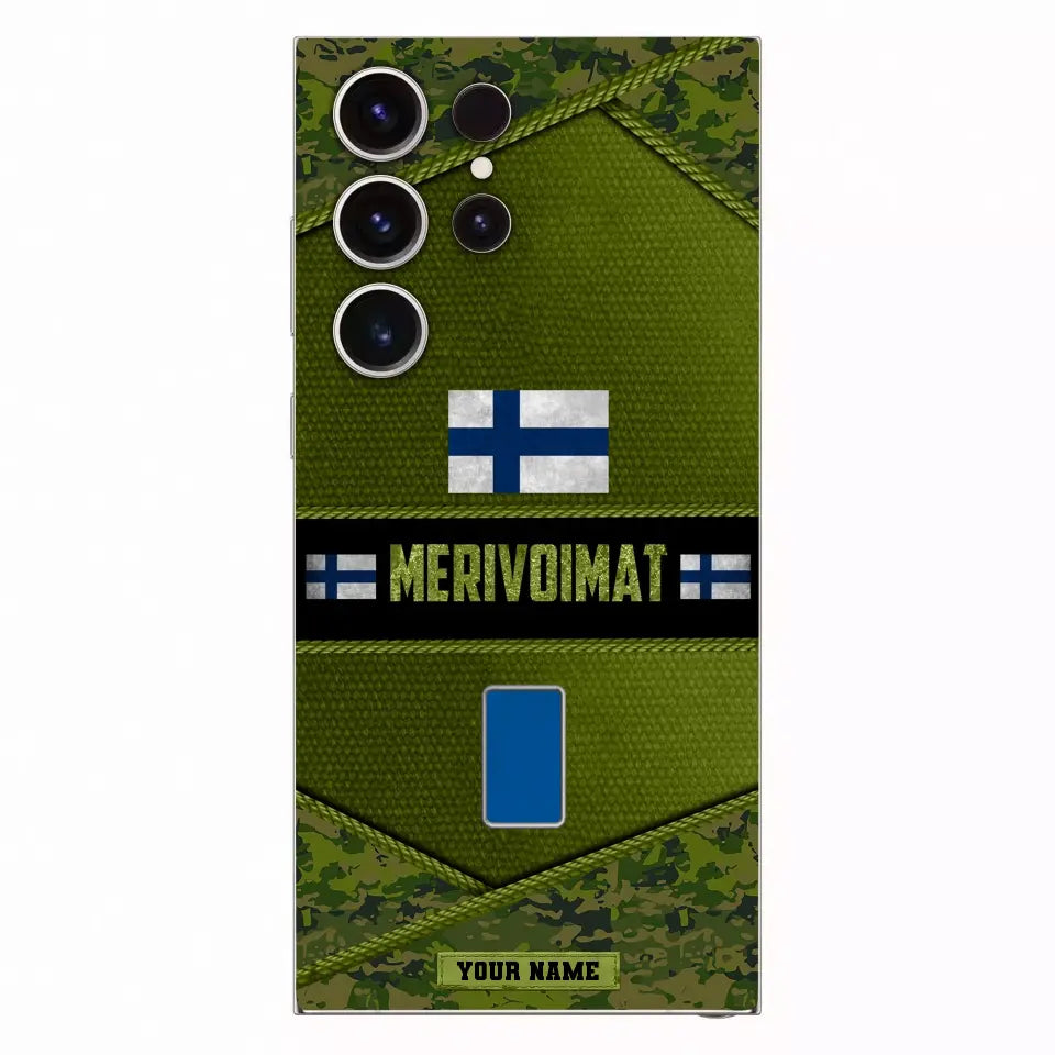 Personalized Finland Soldier/Veterans With Rank And Name Phone Case Printed - 1210230001