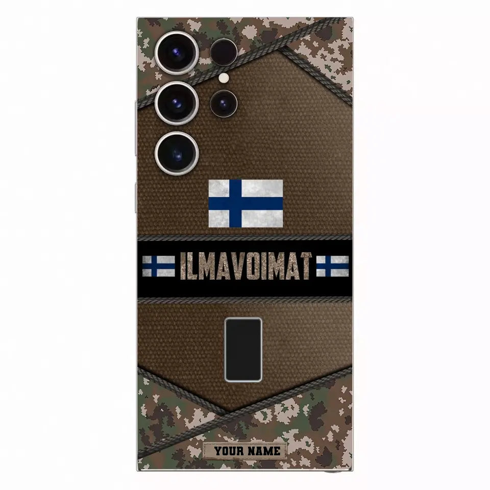 Personalized Finland Soldier/Veterans With Rank And Name Phone Case Printed - 1210230001