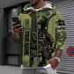 Personalized Sweden Soldier/ Veteran Camo With Name And Rank Hoodie 3D Printed - 16963776